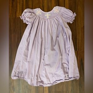 Adorable Smocked Toddler Purple Easter Dress 3T